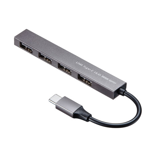 USBハブ USB Type-C接続 USB2.0 4ポート