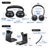 【処分特価】Bluetoothヘッドセット(ワイヤレスヘッドセット・両耳タイプ・オーバーヘッド・双指向性マイク・在宅勤務・コールセンター)
