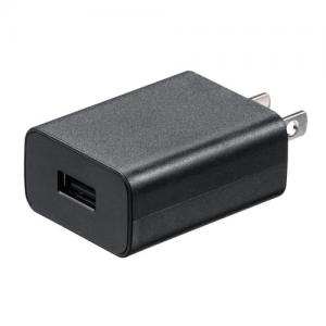 USB充電器 5V/2A出力 USB A ブラック USB-ACアダプタ