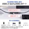 USB Type-C ドッキングステーション モバイルタイプ PD60W対応 4K対応 4in1 HDMI Type-C USB3.2 USB2.0 ケーブル1m