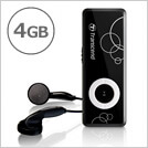 MP3プレーヤー 4GB T.sonic 300 TS4GMP300K Transcend(トランセンド・ジャパン)