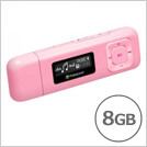 Transcend MP3プレーヤー T.sonic 330 TS8GMP330P 8GB(FMラジオ搭載・ピンク)
