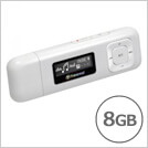 MP3プレーヤー T.sonic 330 8GB Transcend製(FMラジオ搭載・ホワイト)
