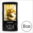 Transcend MP3プレーヤー T.sonic 870 8GB(TS8GMP870K・FMラジオ搭載・ブラック)