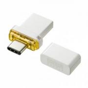 超小型USBメモリ 64GB USB 5Gbps USB A USB Type-C デュアルコネクタ ホワイト