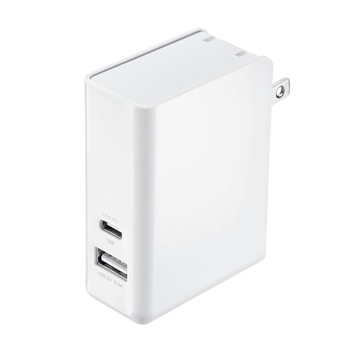 【アウトレット】USB充電器 USB-C×1 USB A×1 合計30W 2ポート