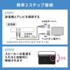 【アウトレット】 手元スピーカー ワイヤレスタイプ 充電式 最大30m ホワイト