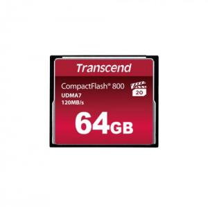 コンパクトフラッシュカード 64GB 800倍速 UDMA7 MLCチップ採用 Transcend CFカード
