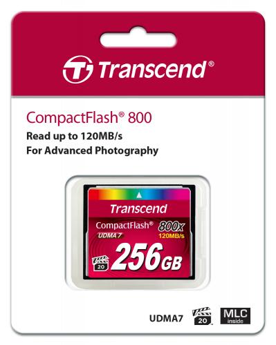 コンパクトフラッシュカード 256GB 800倍速 UDMA7対応 MLCチップ採用 