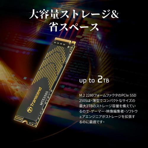 M.2 SSD 4TB PS5動作確認済 NVMe 1.4準拠 PCIe Gen4×4 3D NAND