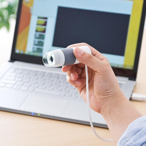 USBマイクロスコープ 最大250倍 デジタル顕微鏡【メモリダイレクト】