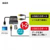 【アウトレット】USB3.0+USB2.0コンボハブ カードリーダー付き(USB3.0/1ポート・USB2.0/2ポート・ホワイト)