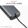 スティック型 SD/microSDカードリーダー USB A USB 5Gbps スライド式キャップ ガンメタリック