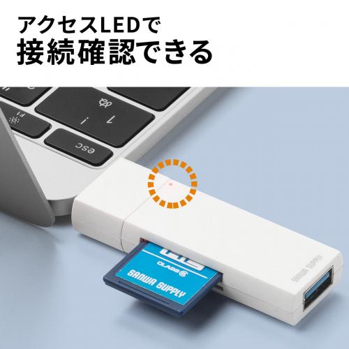 400-ADR322W レビュー / SD/microSDカードリーダー USB Type-C USB