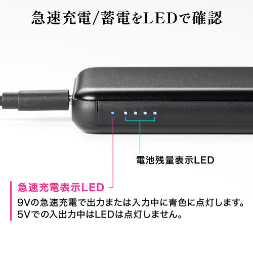 モバイルバッテリー 大容量 10000mAh PD20W PSE認証済み 薄型 アルミ 飛行機持ち込み可能