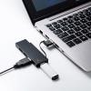 【アウトレット】USBハブ USB2.0 4ポート コンパクト ブラック