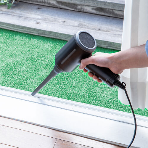 電動エアダスター AC電源 ケーブル長3m ブロワー 2段階風速調整 ガス不