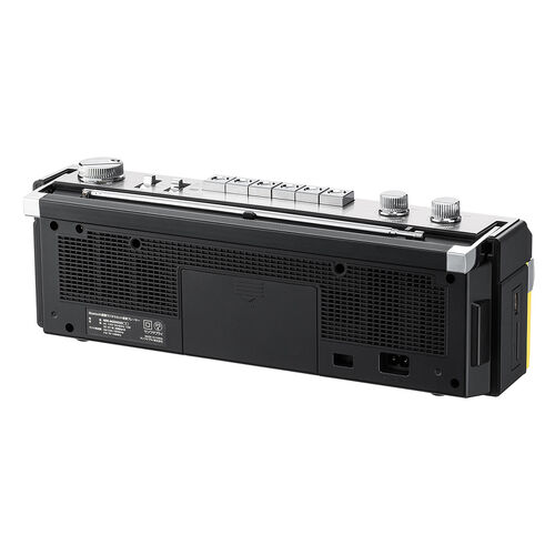 レトロ風ラジカセ 80年代デザイン USBメモリ SDカード 再生/録音