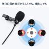 【アウトレット】クリップマイク ピンマイク コンデンサーマイク 3.5mm/6.3mm対応 電池式