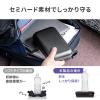 【アウトレット】ガジェットポーチ 収納ケース ポータブルHDD収納 充電器ポーチ PC周辺小物整理 ケーブル ACアダプター モバイルバッテリー SSサイズ ブラック