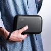 【アウトレット】ガジェットポーチ 収納ケース ポータブルHDD収納 充電器ポーチ PC周辺小物整理 ケーブル ACアダプター モバイルバッテリー SSサイズ ブラック