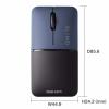 【アウトレット】Bluetoothマウス SLIMO  充電式 ネイビー 静音