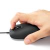 指紋認証マウス(Windows Hello対応・有線マウス・IRLED・3ボタン・1600dpi・Windows専用・ブラック)