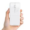 ◆セール◆ワイヤレスマウス Type-Cマウス  RF2.4GHz 充電式 IRセンサー 超薄型 折りたたみ 5ボタン ホワイト