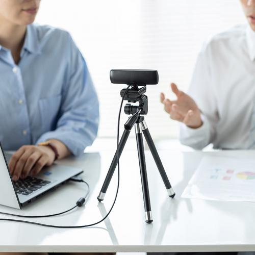超広角 WEBカメラ 100万画素 超広角150度 ワイドレンズ ブラック Zoom