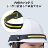 【アウトレット】LEDヘッドライト USB充電式 モーションセンサー付き 面発光 最大約350ルーメン ヘルメット 夜間作業 防災