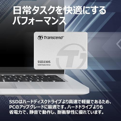 TS1TSSD230S レビュー / Transcend SSD 1TB 2.5インチ SATA-III