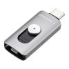 Lightning/Type-C USBメモリ 1TB グレー iPhone Android 対応 MFi認証 バックアップ iPad USB 10Gbps Piconizer4