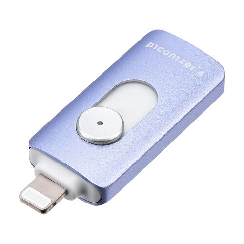 Lightning/Type-C USBメモリ 512GB バイオレット iPhone Android 対応 MFi認証 バックアップ iPad  USB 10Gbps Piconizer4