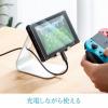【アウトレット】タブレットスタンド アルミ製 無段階 角度調整 4～13インチ対応 シルバー