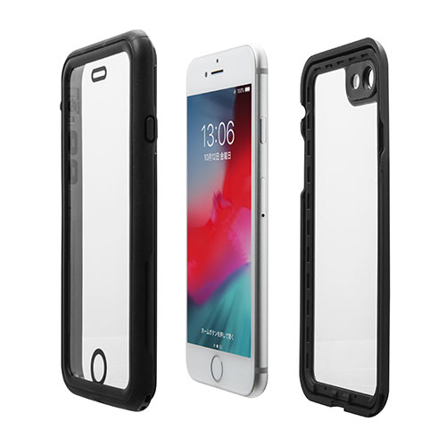 iPhone 8/iPhone 7防水耐衝撃ハードケース IP68 ストラップ付き