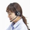 【アウトレット】Bluetoothヘッドセット ワイヤレス 片耳 オーバーヘッド コールセンター向け