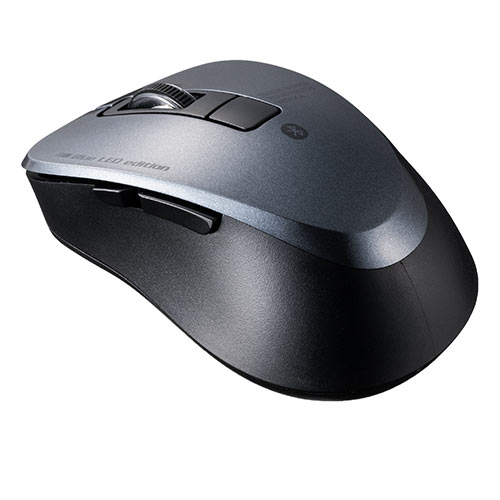 新商品 発売記念特価 Bluetoothマウス 小型マウス 静音マウス ワイヤレス 5ボタン Ipad Iphone ガンメタリック メモリダイレクト