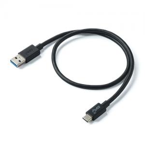 USB Type-Cケーブル 50cm USB3.1 Gen2 USB-Cオス USB Aオス USB-IF認証品 ブラック