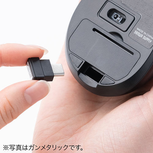 Type-Cワイヤレスマウス 小型マウス 静音マウス ワイヤレス 5ボタン