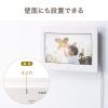 【アウトレット】デジタルフォトフレーム 10.1インチ 1024×600 IPSパネル SDカード USBメモリ対応 写真 動画 音楽再生 リモコン付き ホワイト