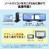 ドッキングステーション 縦型スタンドタイプ USB A接続 HDMI VGA対応 QWXGA(2048×1152) 10in1 USB3.0×3 USB2.0×2 LAN 音声出力 マイク入力