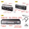 【アウトレット】レトロ風ラジカセ 80年代デザイン USBメモリ SDカード 再生/録音 Bluetooth対応 レッド