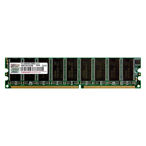 増設メモリ 1GB DDR400 PC3200 DIMM ECC Transcend製