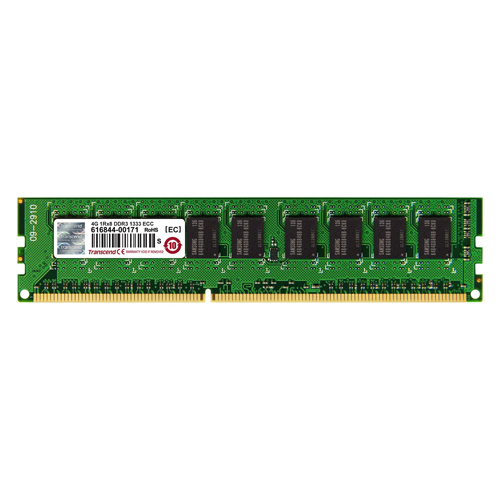 増設メモリ 4GB DDR3-1333 PC3-10600 ECC U-DIMM Transcend製【メモリダイレクト】