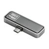 【アウトレット】液晶画面付きUSBメモリ 256GB USB Type-C USB 5Gbps シルバー