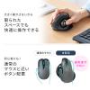 【アウトレット】エルゴノミクス トラックボール 2.4GHz Bluetooth 5ボタン USB充電式