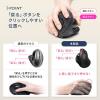 【アウトレット】エルゴノミクス トラックボール 2.4GHz Bluetooth 5ボタン USB充電式