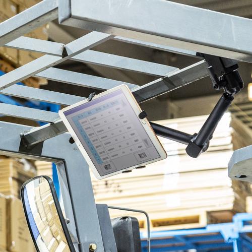 支柱取り付け用タブレットホルダー 3関節【メモリダイレクト】