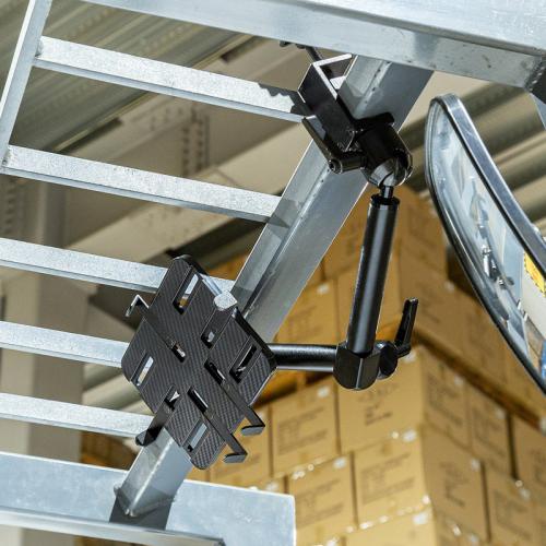 支柱取り付け用タブレットホルダー 3関節【メモリダイレクト】