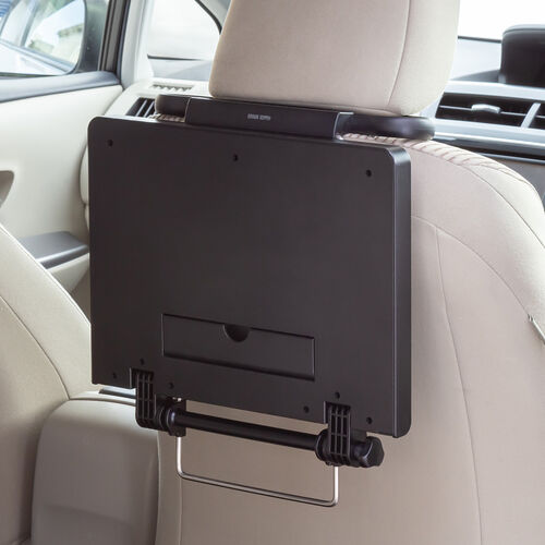 車載テーブル ハンドルテーブル 後部座席 パソコン台 食事台 折り畳み